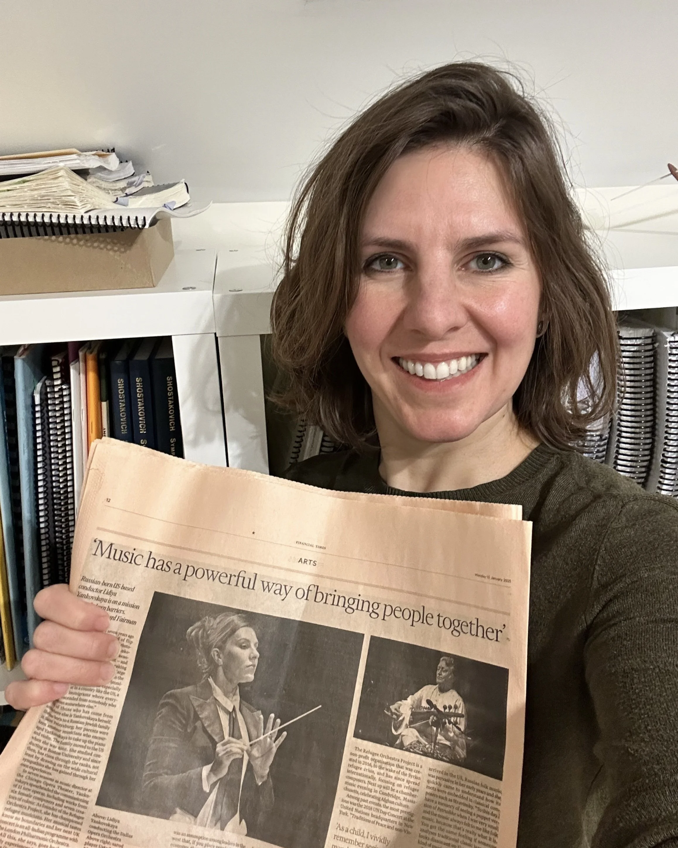 Lidiya Yankovskaya in Financial Times: "Music has a powerful way of bringing people together"