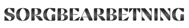 Text reading 'SORGBEARBETING' with a metallic, 3D style