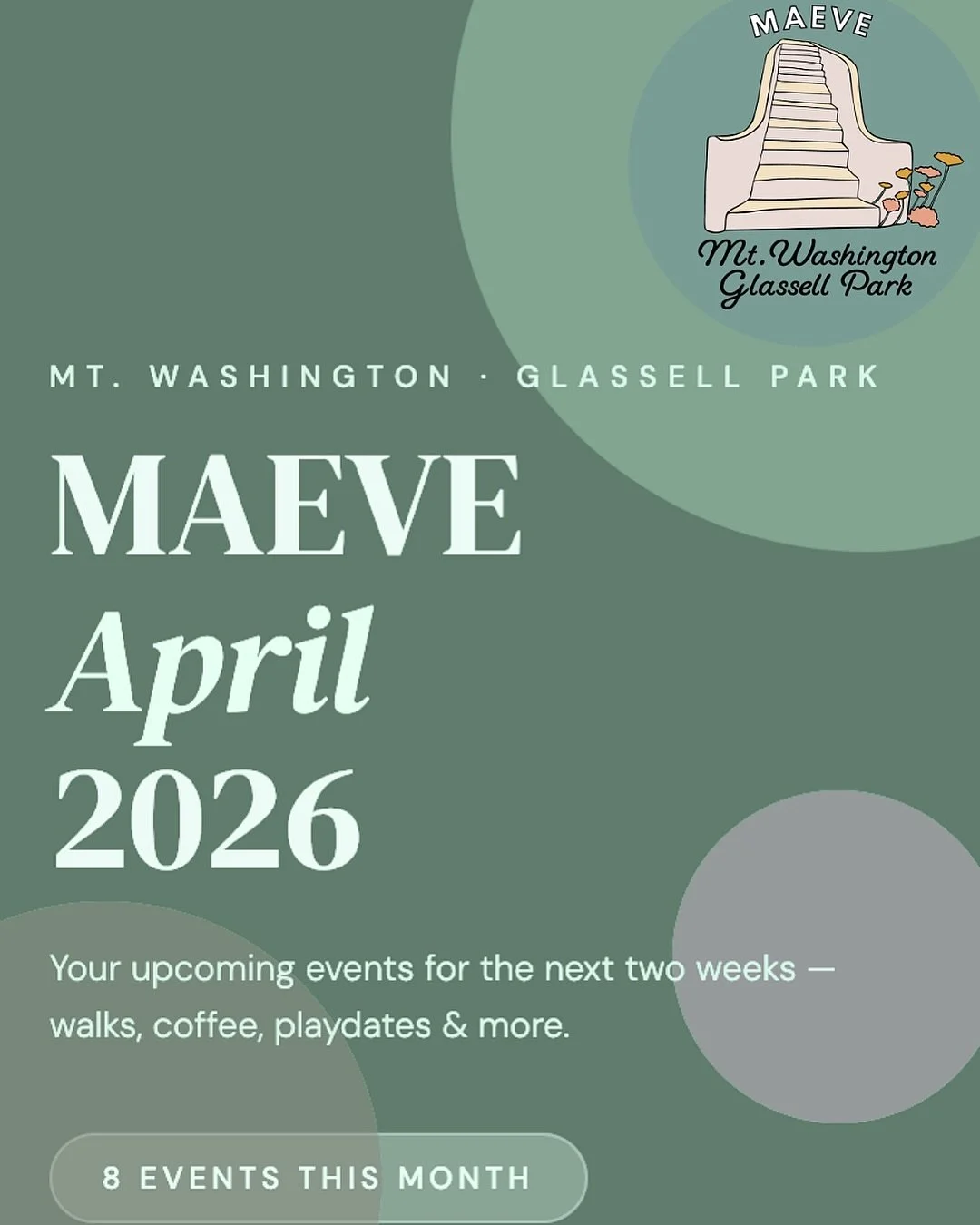 ✨ Highlights:
&bull; MAEVE Walks (strollers not recommended)
&bull; Kangaroos Meet-up (for our littlest ones)
&bull; Dads at Loquat ☕
&bull; Playground Playdate + Storytime 🌸
&bull; Virtual school options Q&amp;A

No pressure, no perfect timing&mdas