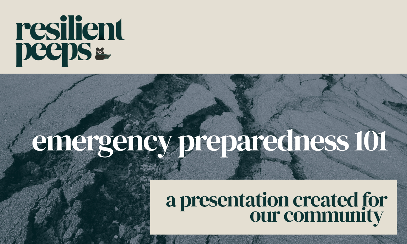 Emergency Preparedness 101 by Resilient Peeps