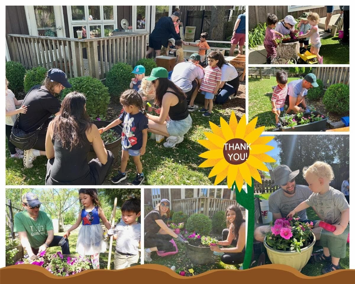 Can we get a rewind to last week&rsquo;s sunny Gardening Day? Especially on a rainy day like today!

Huge thanks to all the awesome parents and families who came out to garden with us. It was such a fun day full of sunshine, smiles, and planting toge
