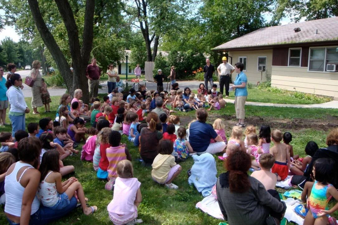 Memory Monday: A look back to 2008 and the groundbreaking of the rebuild of our Toddler House! Teachers and students came together&mdash;small shovels in hand&mdash;to help start something truly special. 

Seton first started offering programs for to