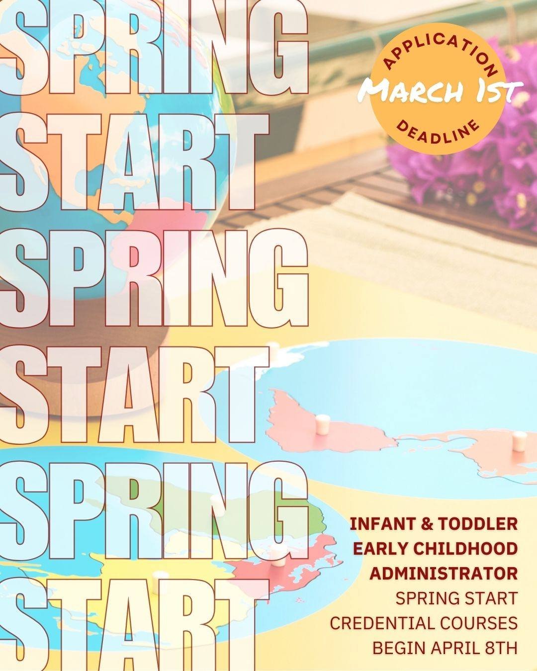 ⏰ Spring Start Application Deadline is THIS Sunday, March 1st!

Seton Montessori Institute offers flexible start times and course pacing - including a Spring, Summer, and Fall start - for our Infant &amp; Toddler, Early Childhood, and Montessori Lead