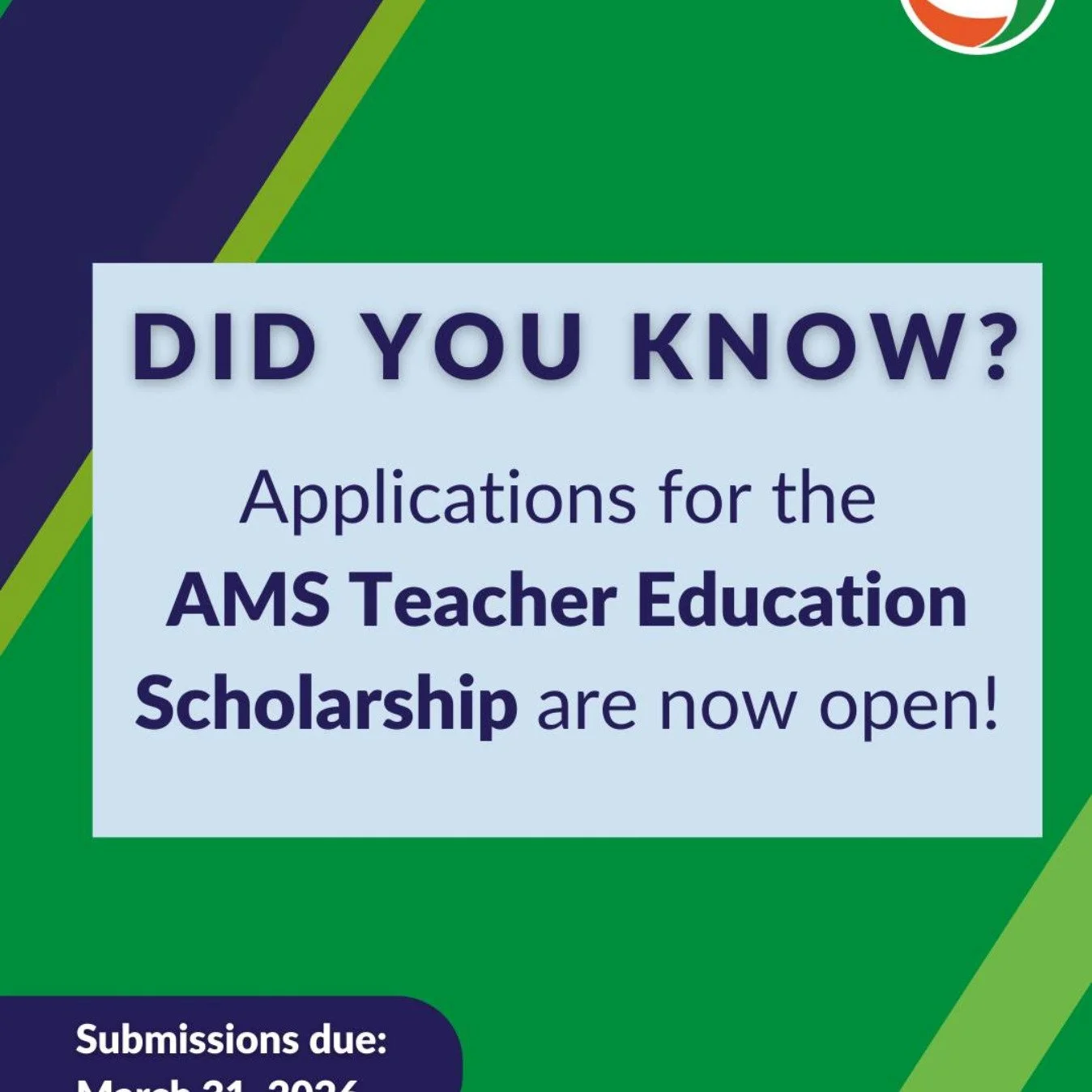Applications are now open for the 2026&ndash;2027 AMS Teacher Education Scholarship! This scholarship is funded by fellow Montessori educators and leaders and supports aspiring Montessori educators accepted into AMS-affiliated teacher education progr
