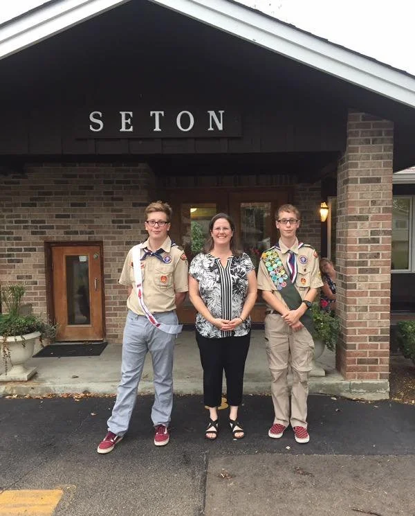 Memory Monday: When the Montessori learner outcome of social responsibility comes full circle!

In 2017, twins Nikolai and Aleks, chose to complete their two individual Eagle Scout projects at their early childhood alma mater, Seton Montessori. Niki 