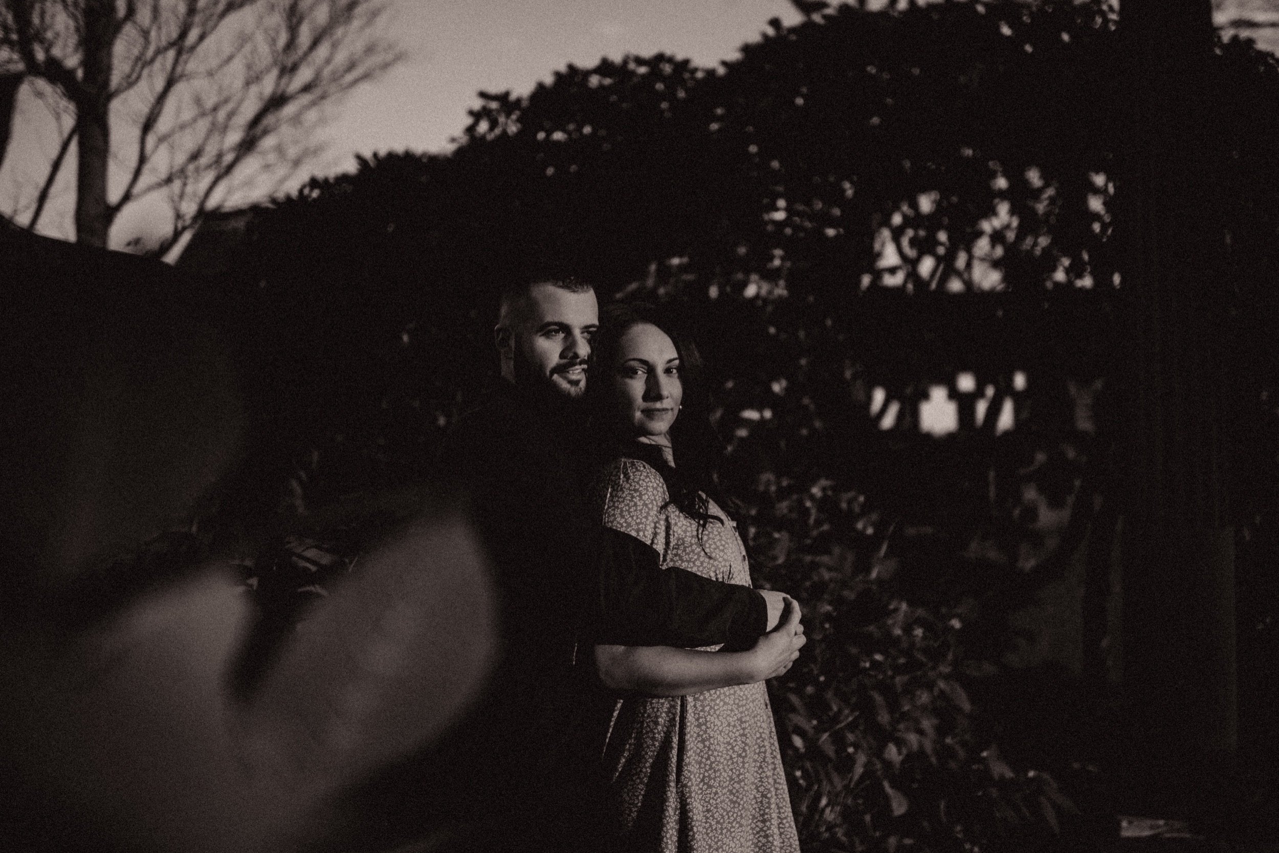 17_Lynch Park Rose Garden Sunset Engagement Session Boston Elopement Photographer .jpg