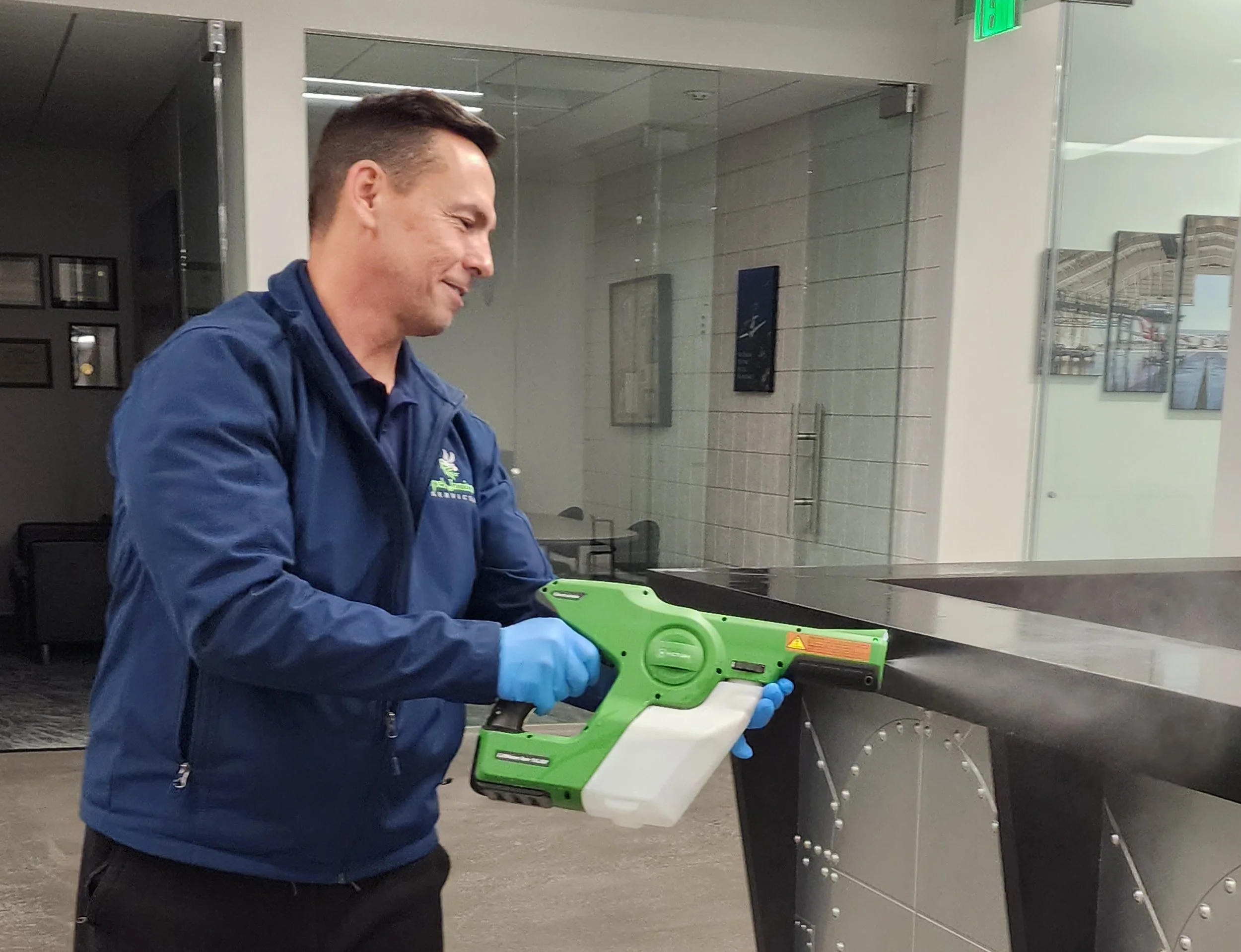 Orange County CA electrostatic disinfection services