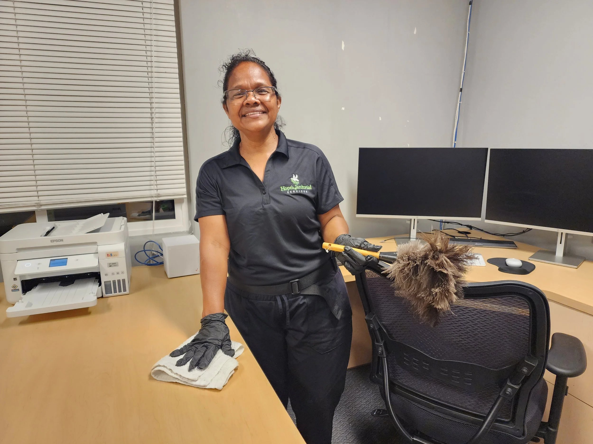 Dina Wiping Desk.jpg