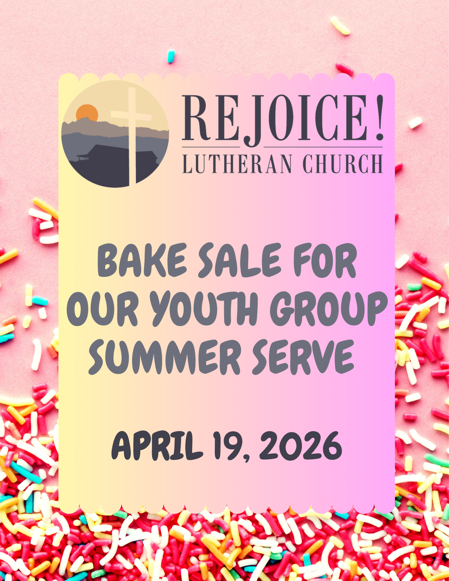 Youth Bake Sale