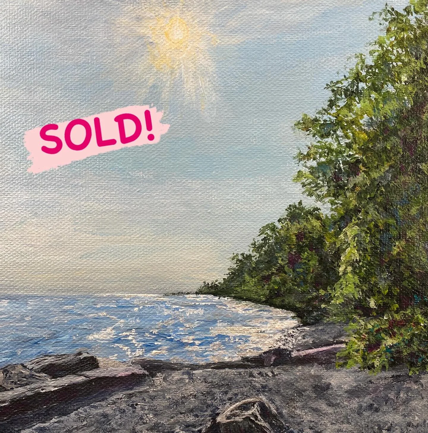 🎉🎉🎉 SOLD! Big thanks to returning and new collectors who acquired my paintings and cards at the Art &amp; Acres Fine Art Festival &amp; Market this past weekend.

Such a pleasure to have interesting chats with visitors while exchanging tips on all
