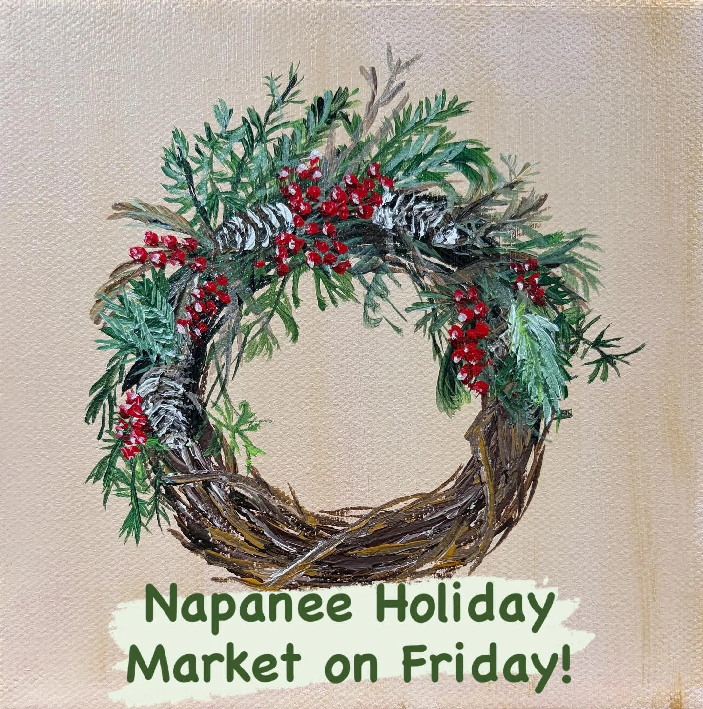 🎉🎨🎉 Next up - the Holiday Market in Napanee on Friday night at Saturday @doghousenapanee .
Come see all the amazing creations from a terrific variety of vendors who can help you with all your gift giving needs&hellip;
I&rsquo;ll be there with thes