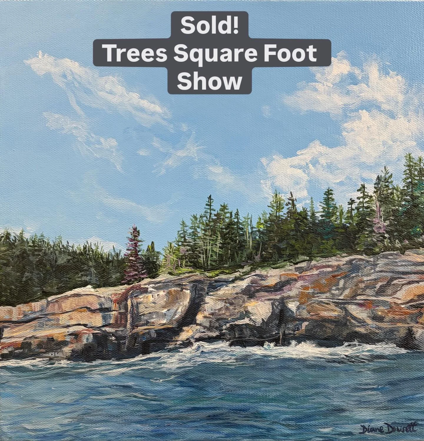 🎉🎉🎉 Delighted that new collectors acquired my work from both the Trees Square Foot Show and the Dundas Valley School of Art Auction - woo hoo!
I know how buyers are faced with so much choice and so many beautiful pieces in these sales and I&rsquo;