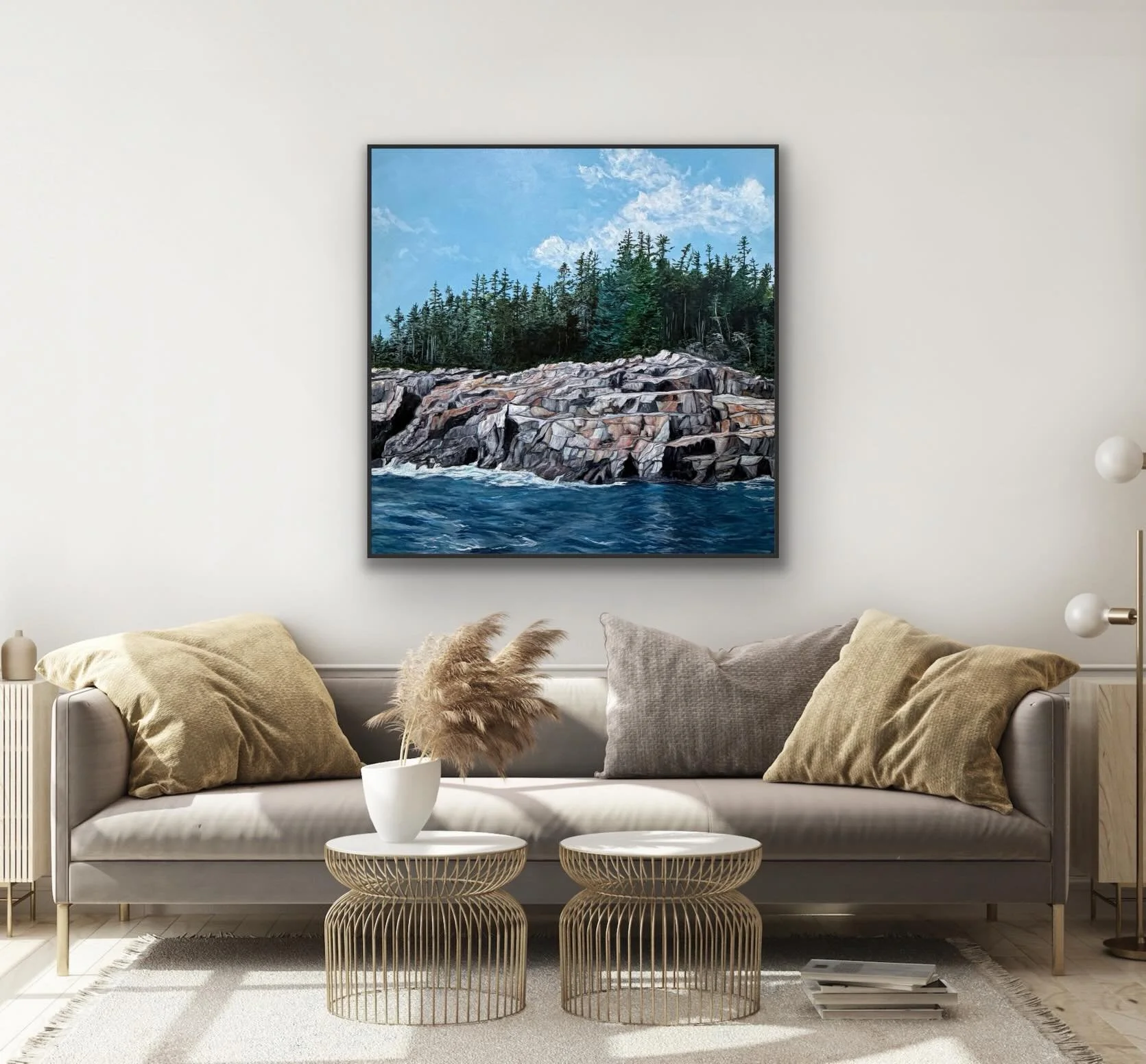 🎨🎨🎨 It can be challenging sometimes to visualize how a painting will look in your home. Fortunately with the Art Rooms app, this is super easy! I love the variety of all the settings, which are updated frequently.

The painting shown here is my ne