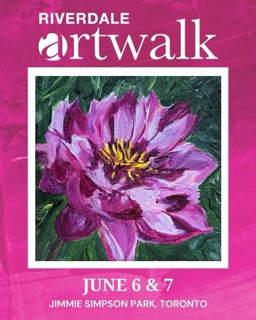 🌺🎨🌺 Mark your calendars for one of Toronto&rsquo;s major art events of the summer! 

I&rsquo;m thrilled to be @riverdaleartwalk June 6-7, along with over 150 of my closest artist friends 😉

In celebration of the natural world, my paintings highli