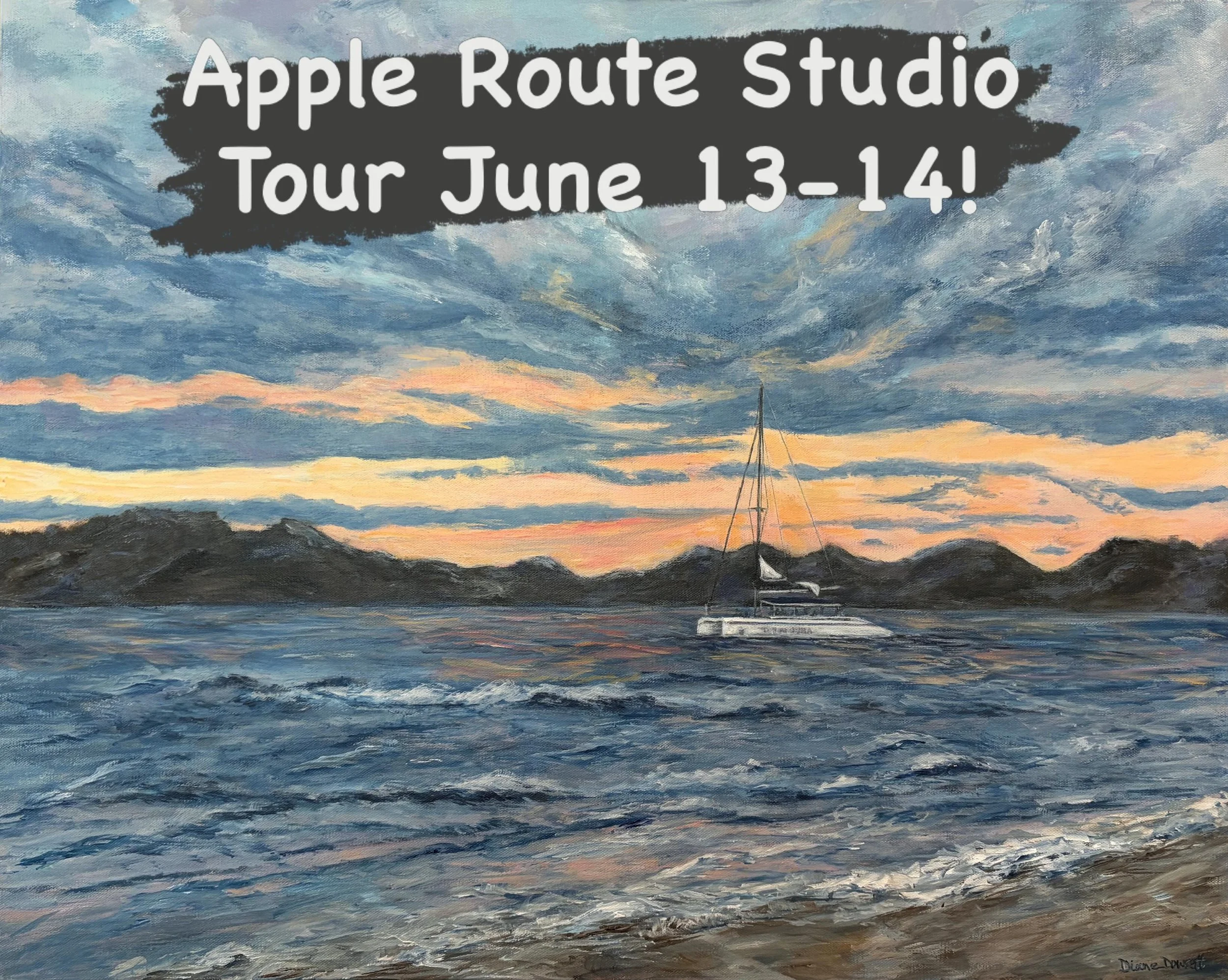 🎨🎨🎨 Next up - @appleroutestudios this weekend at my home studio and gallery in Brighton!

The paintings shown will be on display - they generated a lot of interest at Riverdale so this is your chance to snap them up before they go&hellip; just say