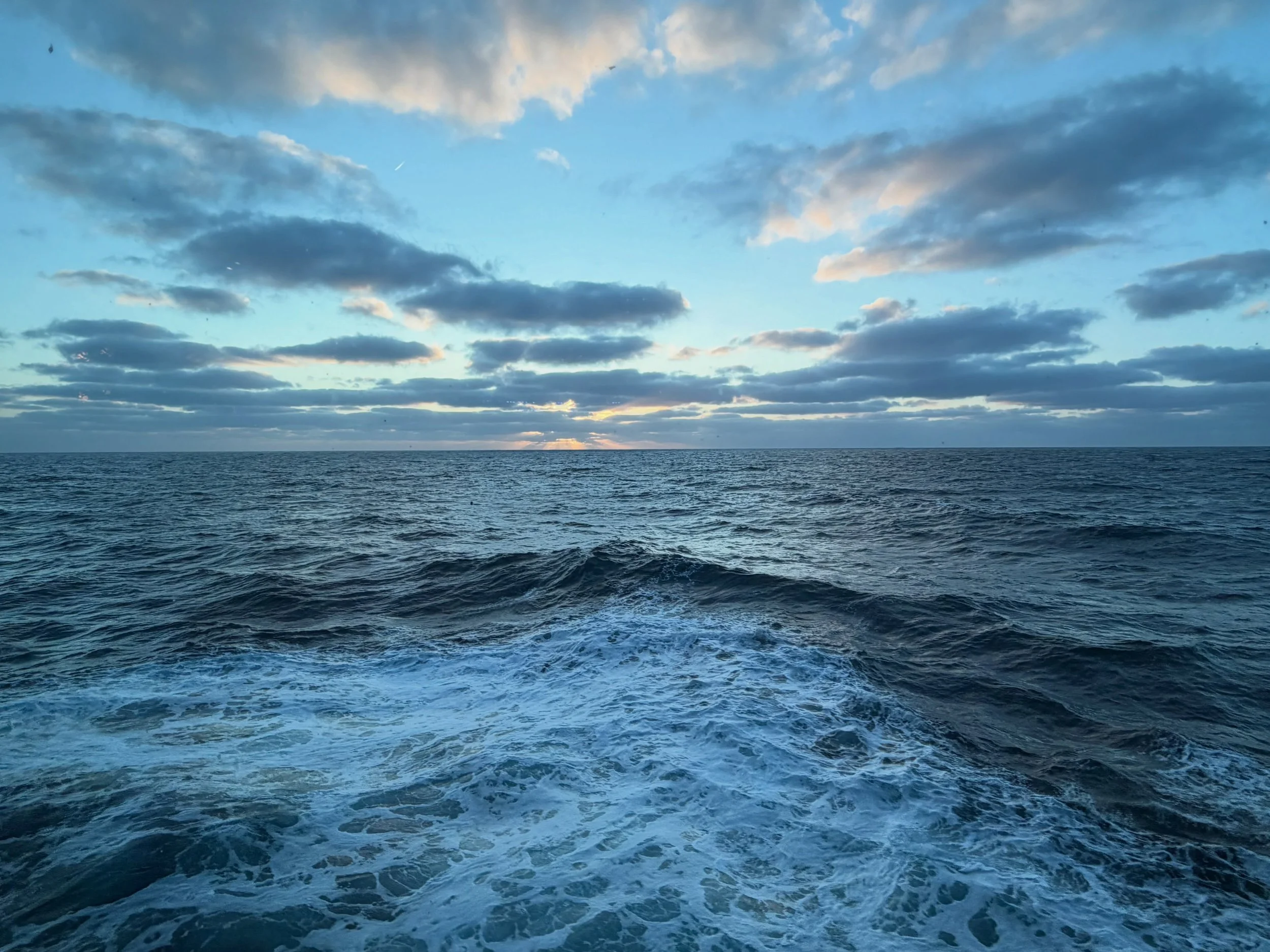 🌞🌊🌞 Mother Nature is the best painter! This amazing view is on the North Sea, sailing from Rotterdam to Oslo. 
I consider this special trip (combination of 35th wedding anniversary and my husband&rsquo;s 60th) to also be an excellent reference pho