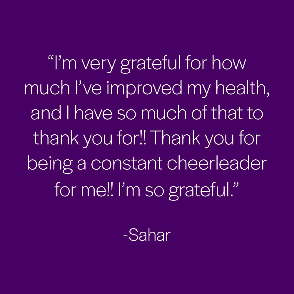 From Frustrated to 35 Lbs Down: Sahar’s story