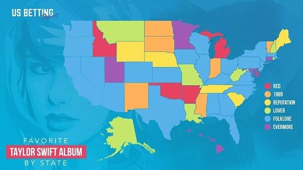 As 2022 winds down, a new report has determined which Taylor Swift album fans love most in every state. USBettingReport.com used Google Trends to figure out the most searched album from the singer-songwriter in each state in the US. Is it true for yo