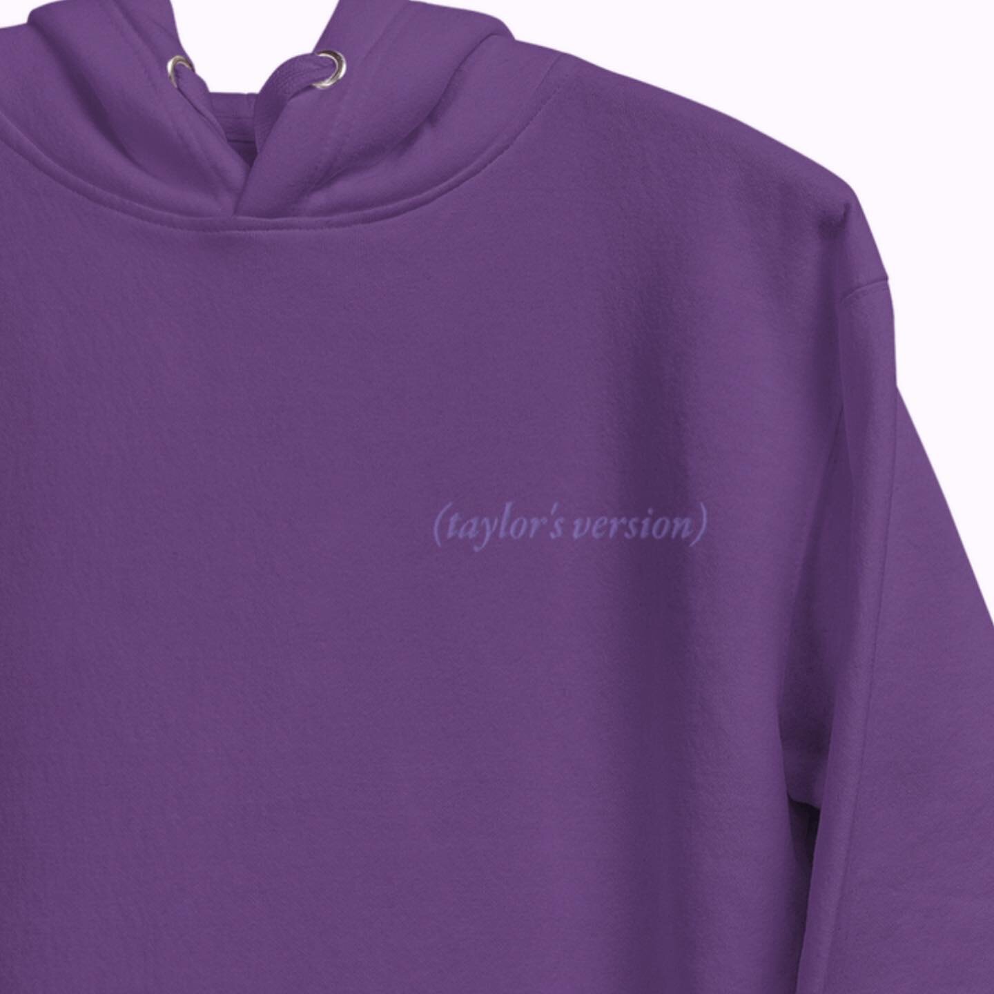 Today is the last day to order on ErasOutfits.com for Christmas delivery! I just got myself a purple Taylor&rsquo;s Version embroidered hoodie (because Speak Now TV is coming&hellip; right??!) and a long sleeved Varsity Swiftie T-shirt to wear all th