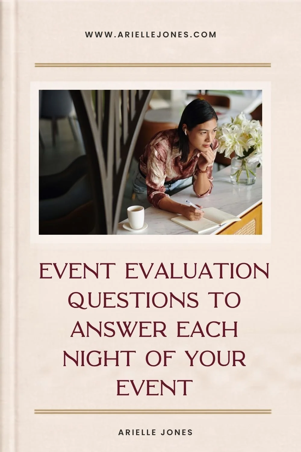 Event evaluation questions to answer each night of your event