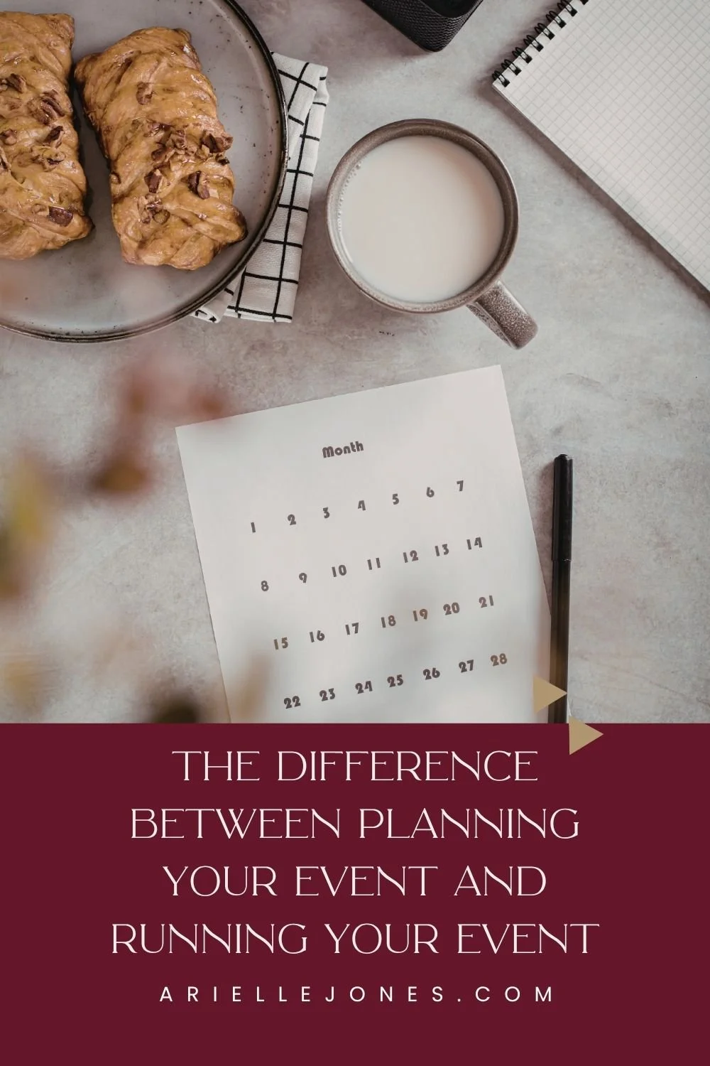 The difference between planning your event and running your event