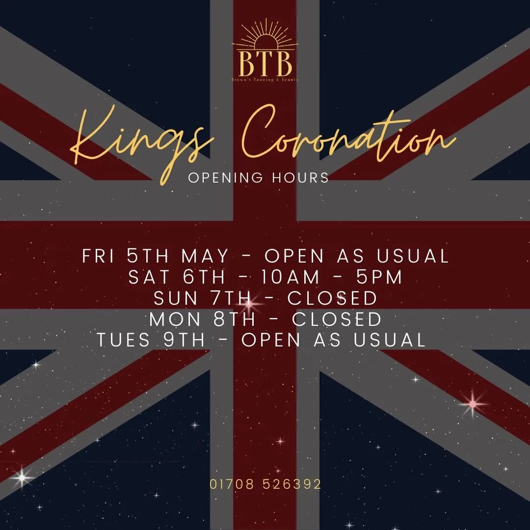 Kings Coronation 👑 Opening Times