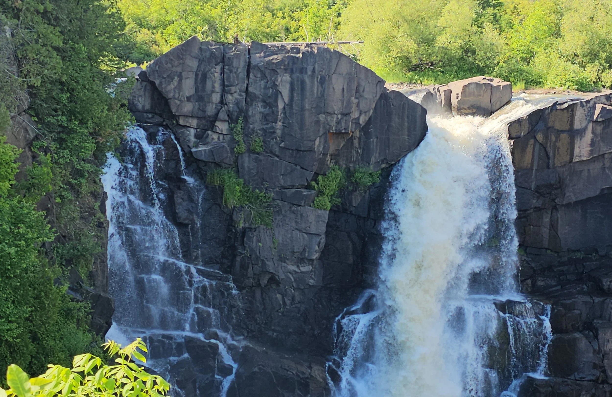 Minnesota's Tallest Waterfalls at Grand Portage State Park in Grand Portage, Minnesota. 
