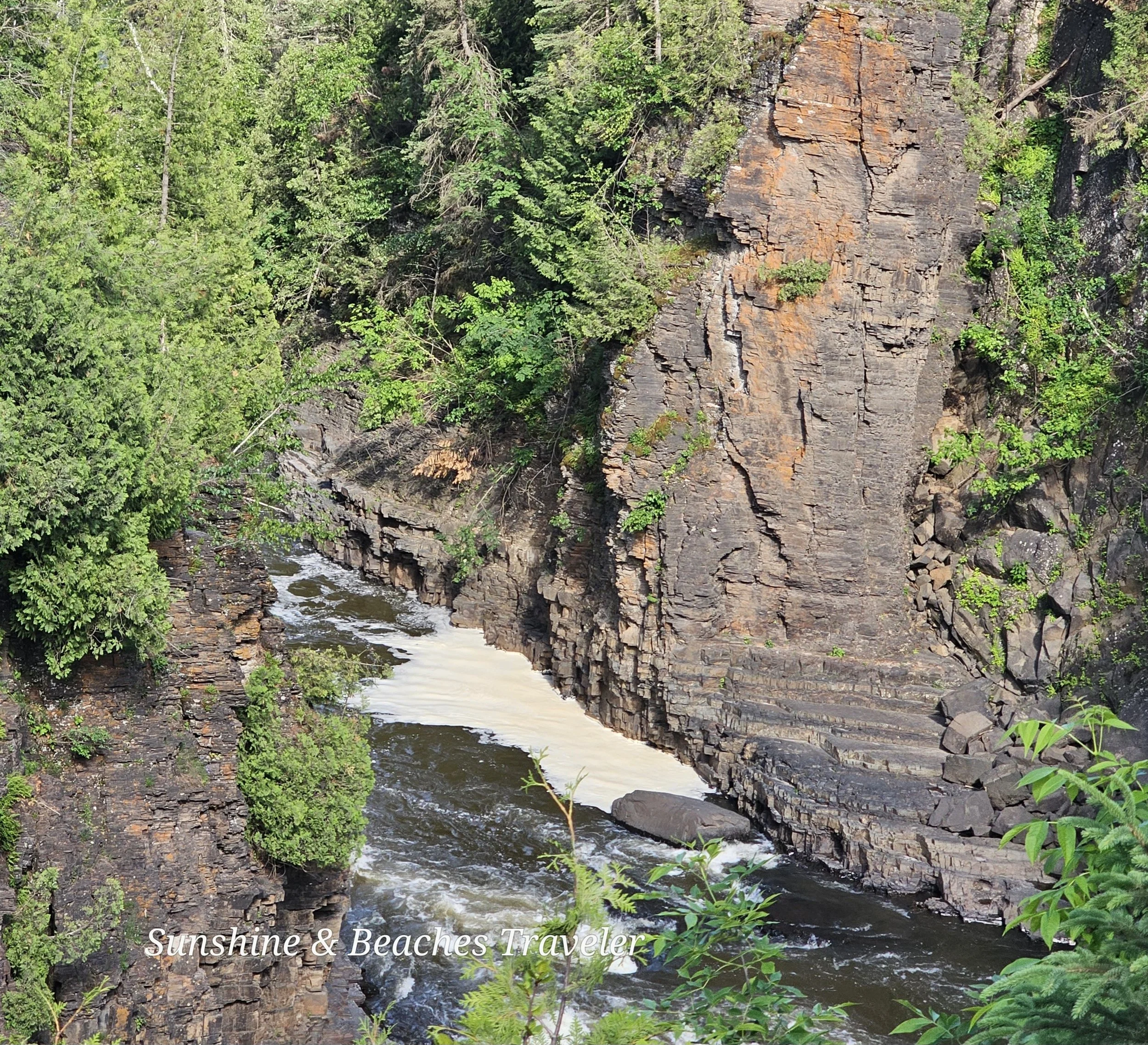 Minnesota's Tallest Waterfalls at Grand Portage State Park in Grand Portage, Minnesota. 