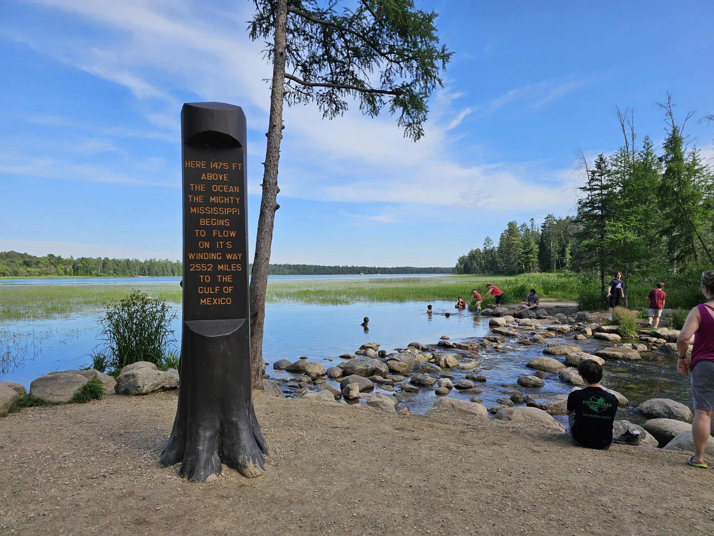 Mississippi River Headwaters at Itasca State Park, Park Rapids, Minnesota