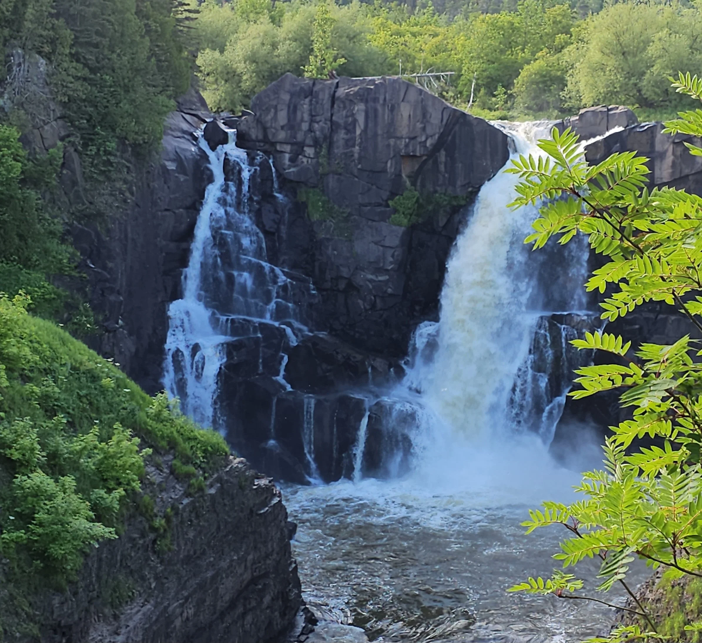 Minnesota's Tallest Waterfalls at Grand Portage State Park in Grand Portage, Minnesota. 