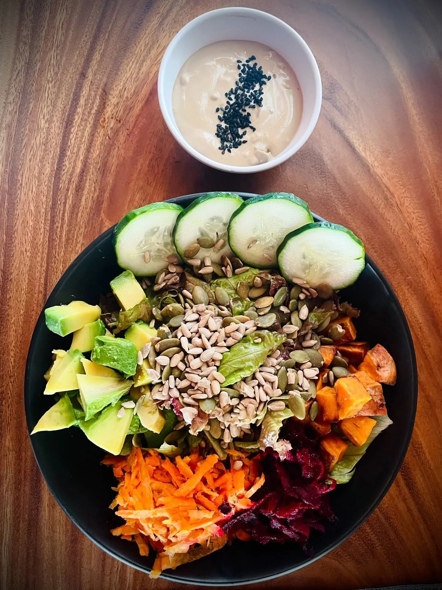 We&rsquo;ve now got this delicious Garden Salad available. Yum 💜💚
