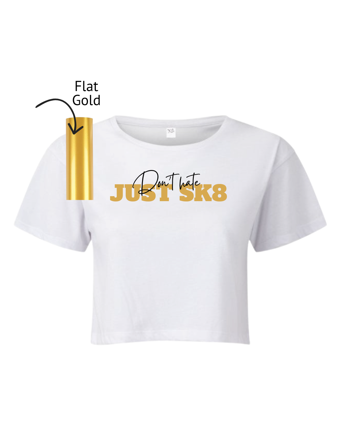 SK8 M8S_crop_white_ dont hate_Gold flat.png