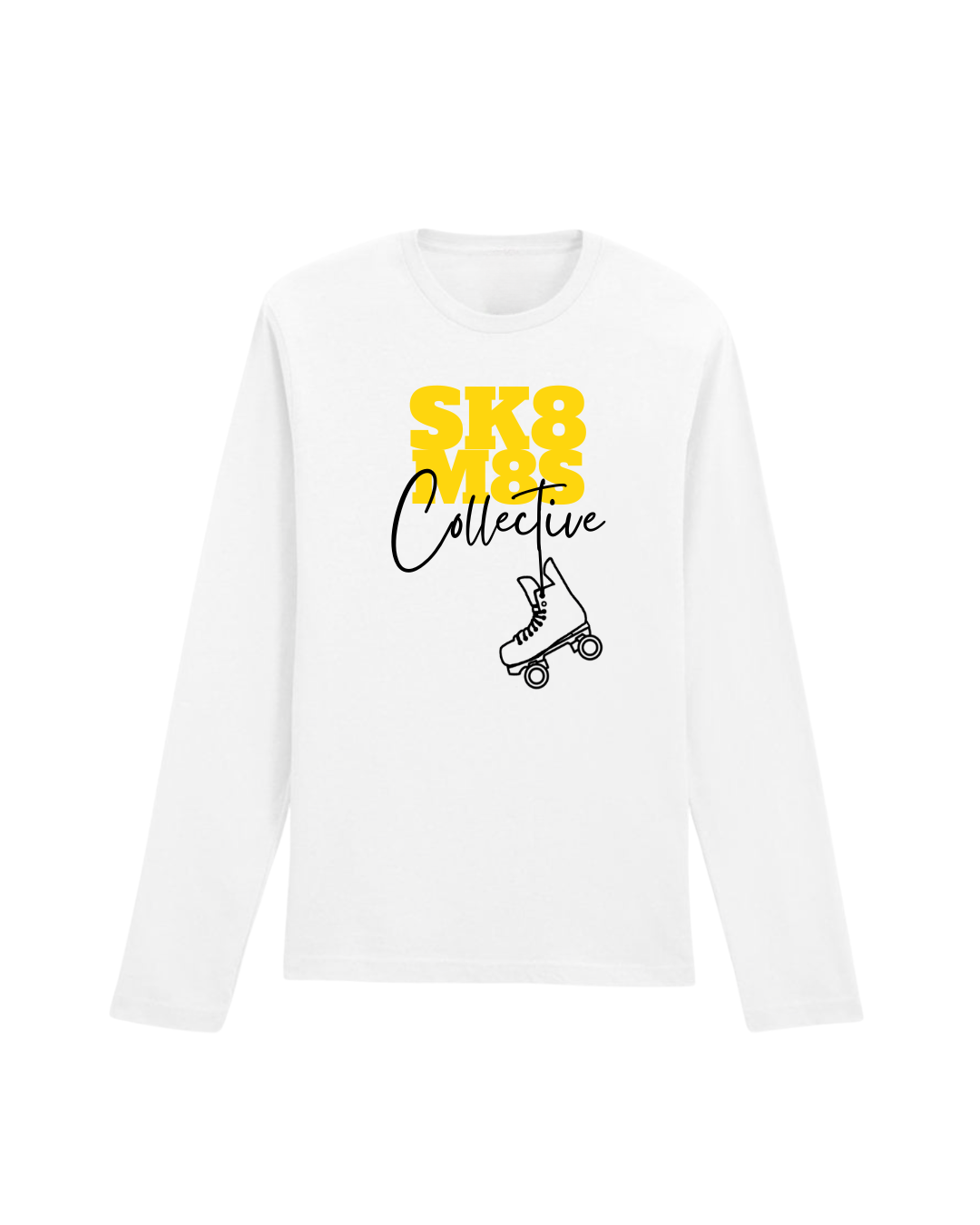 Longsleeve classic Tshirt white - yellow.png
