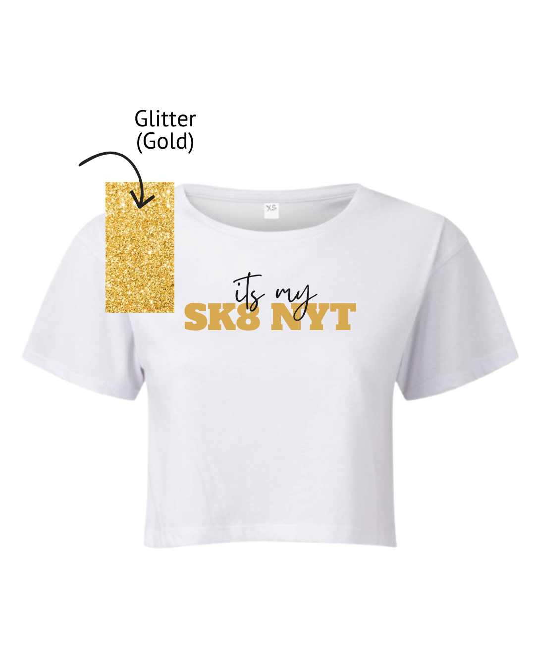 "It's my SK8 NYT" - Cropped T-shirt