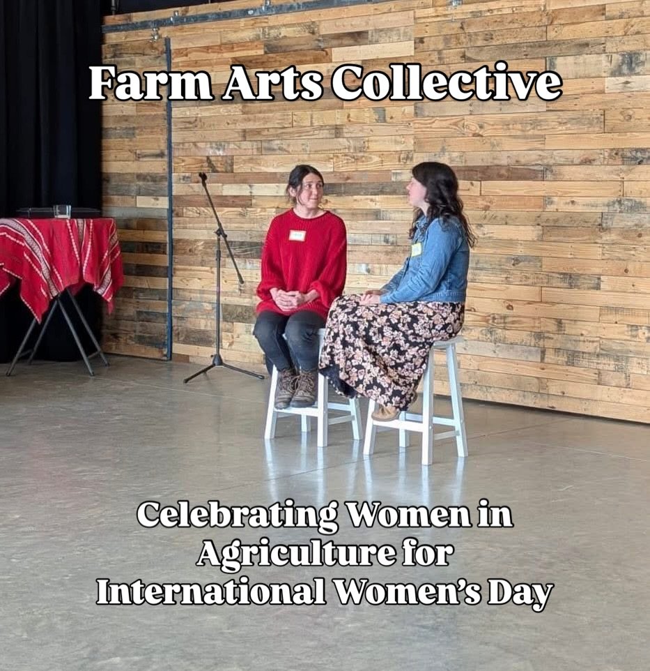 A couple weeks ago I had the honor to be one of the speakers at the @farmartscollective International Women&rsquo;s Day. I was lovely to chat with Erica from @goodfindfarm and discuss our work, the role of women in agriculture, challenges and barrier