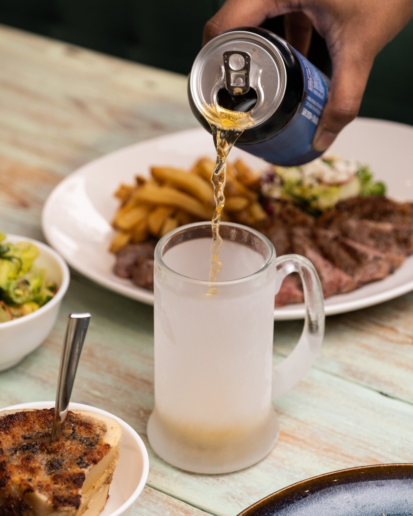 This lager is so delicately sweet and herbal, it's like sipping on a garden fairy's secret brew - each sip is a tiny adventure for your taste buds! 🧚&zwj;♀️

Visit us at Cristina&rsquo;s Barking📍

-

#steakhouse #virginmojito #steak #steaktime #res