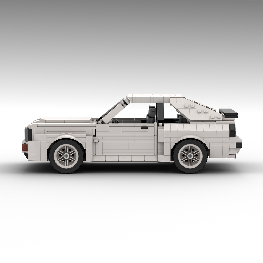Audi Sport Quattro Urquattro (white) — Pingubricks
