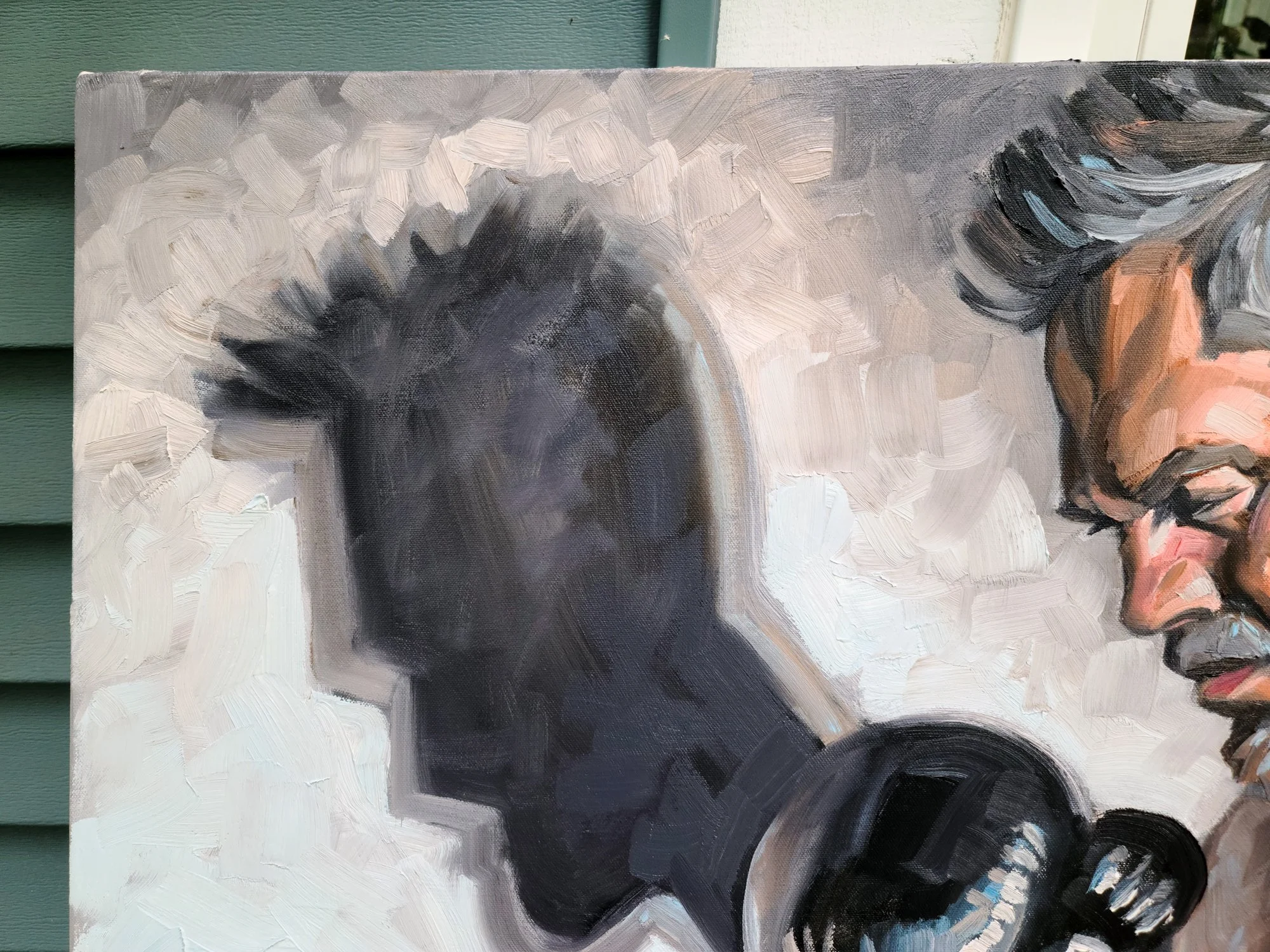 Shadow Boxing, 36x36x1.5 inches, oil on stretched canvas, by Kenney Mencher (5).jpg (Copy)