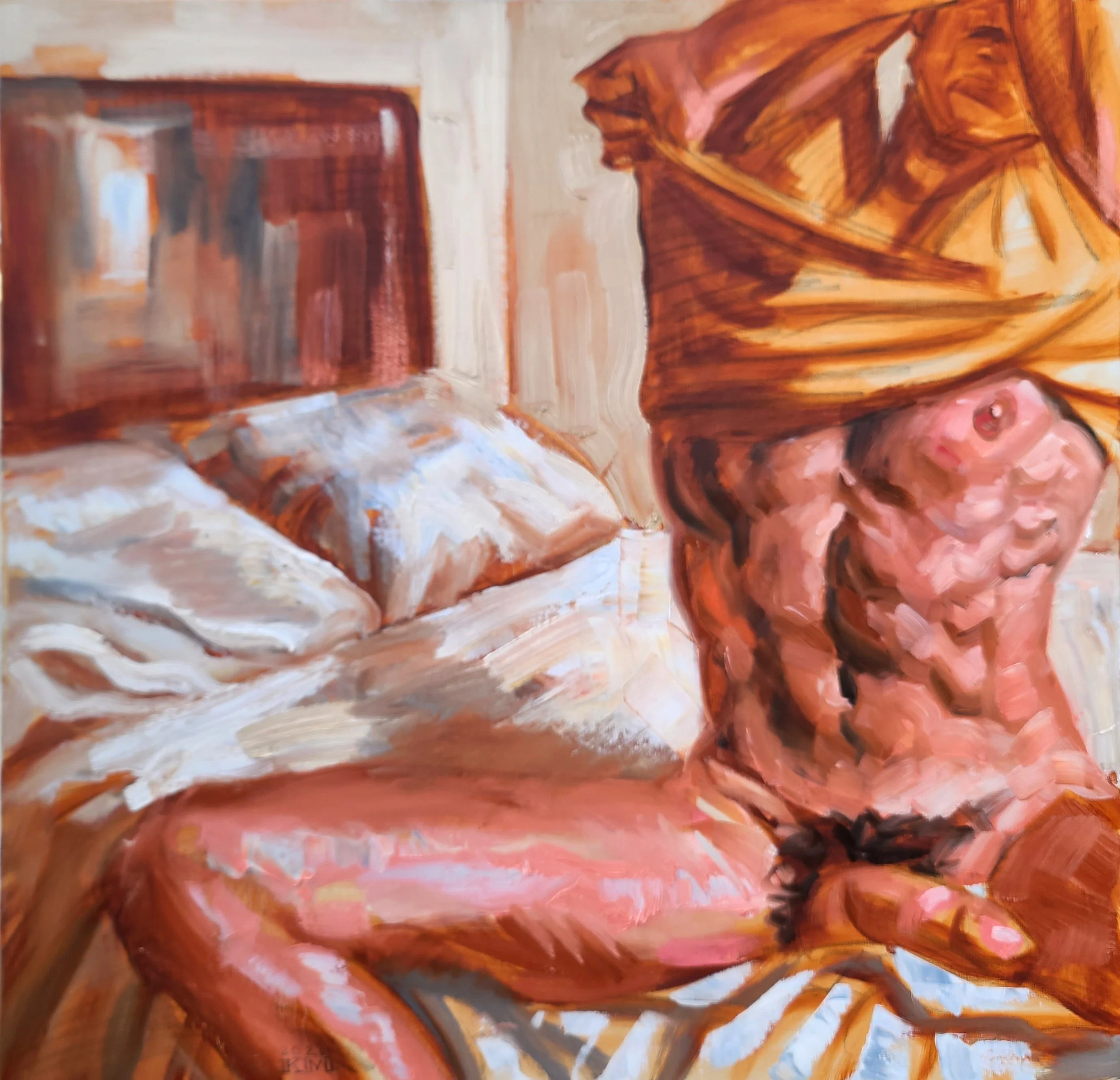 Berkeley, 36x36 inches, oil on linen, by Kenney Mencher.jpg