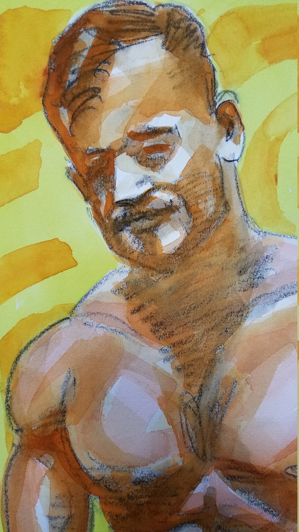 Italian, 11x14 inches watercolor on paper by Kenney Mencher — Kenney  Mencher Artist: Representing the Underrepresented