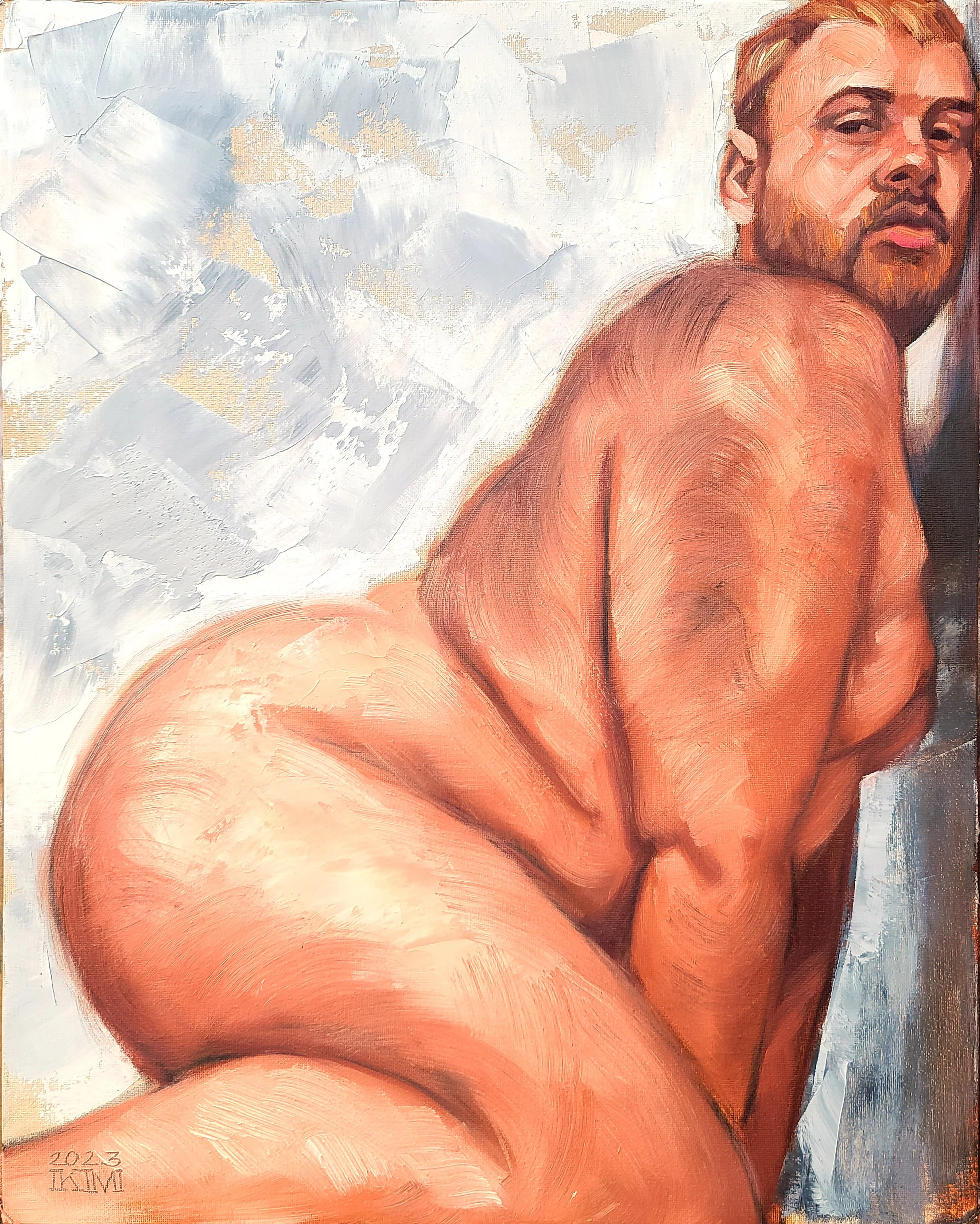 You Could Tell Just by Looking, 16x20 inches oil on canvas panel by Kenney Mencher (1).jpg