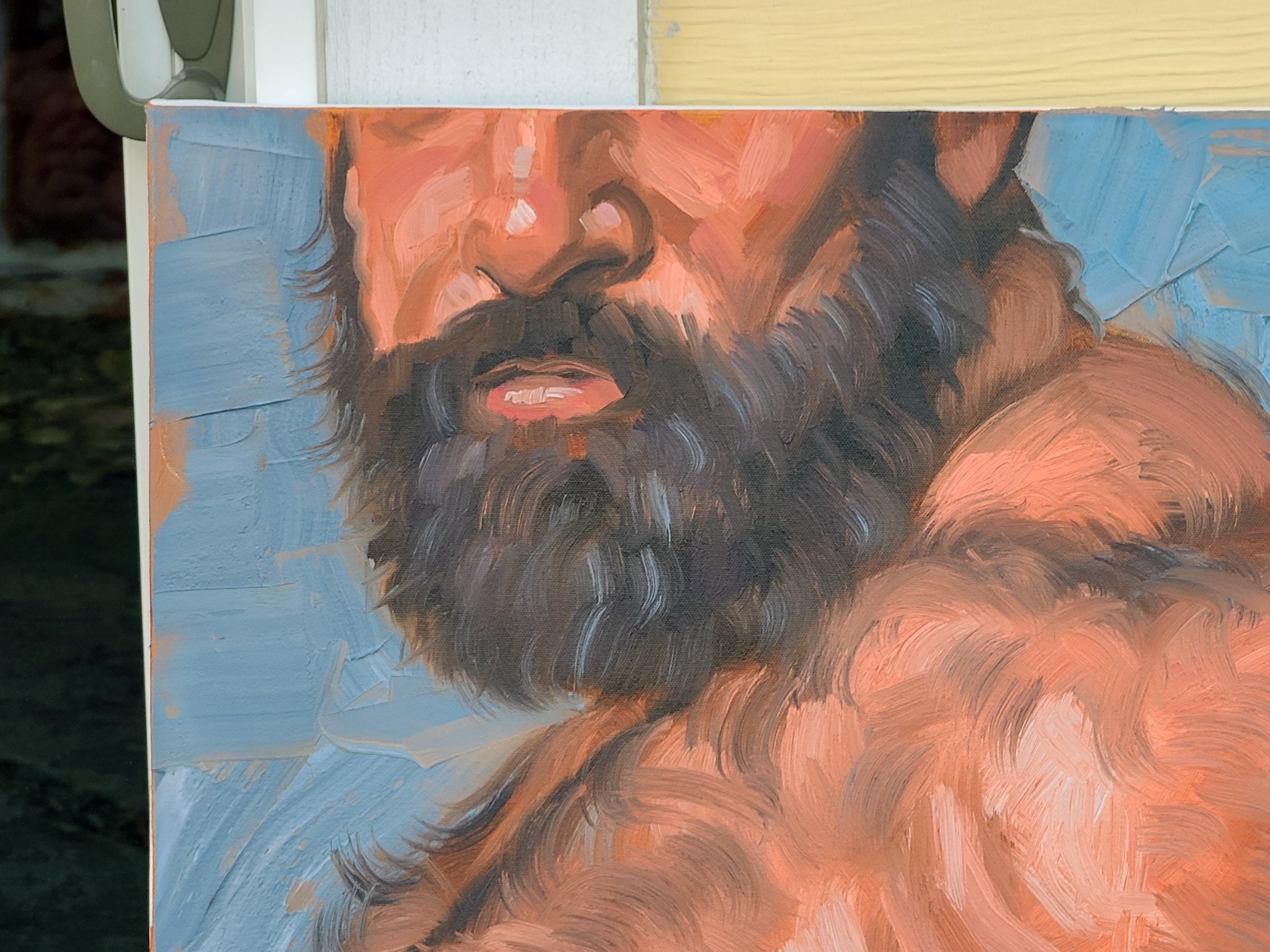 Captain Ursine, 30x40 inches oil on stretched canvas by Kenney Mencher (24).jpg