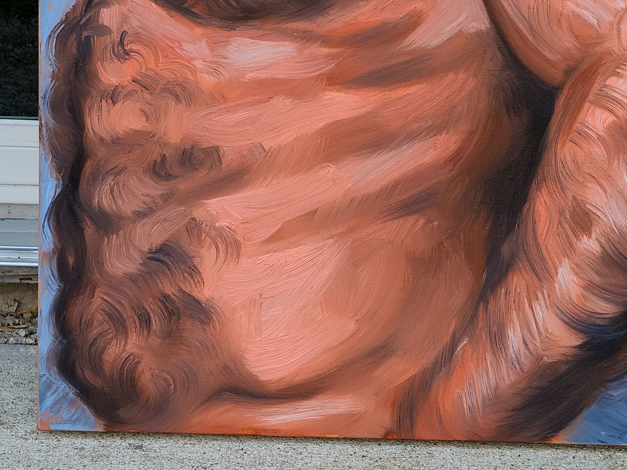 Captain Ursine, 30x40 inches oil on stretched canvas by Kenney Mencher (27).jpg