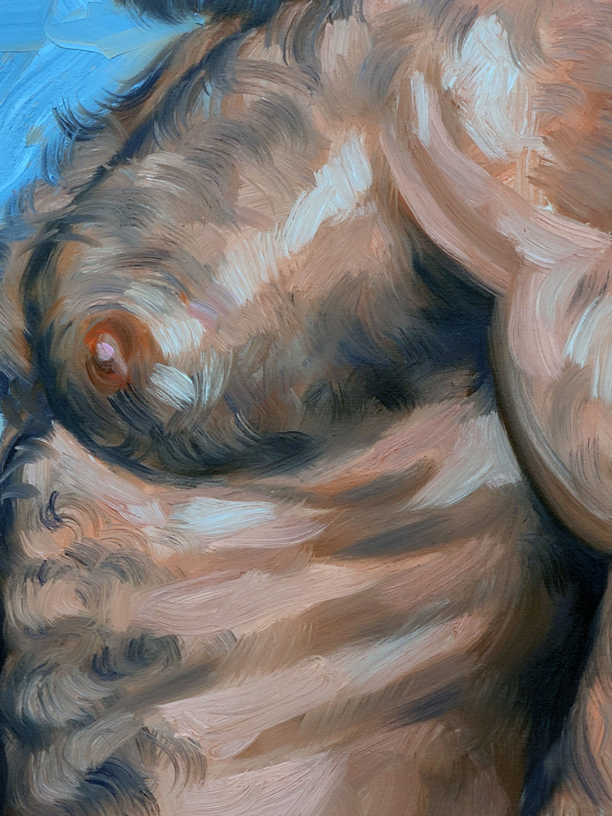 Captain Ursine, 30x40 inches oil on stretched canvas by Kenney Mencher (28).jpg