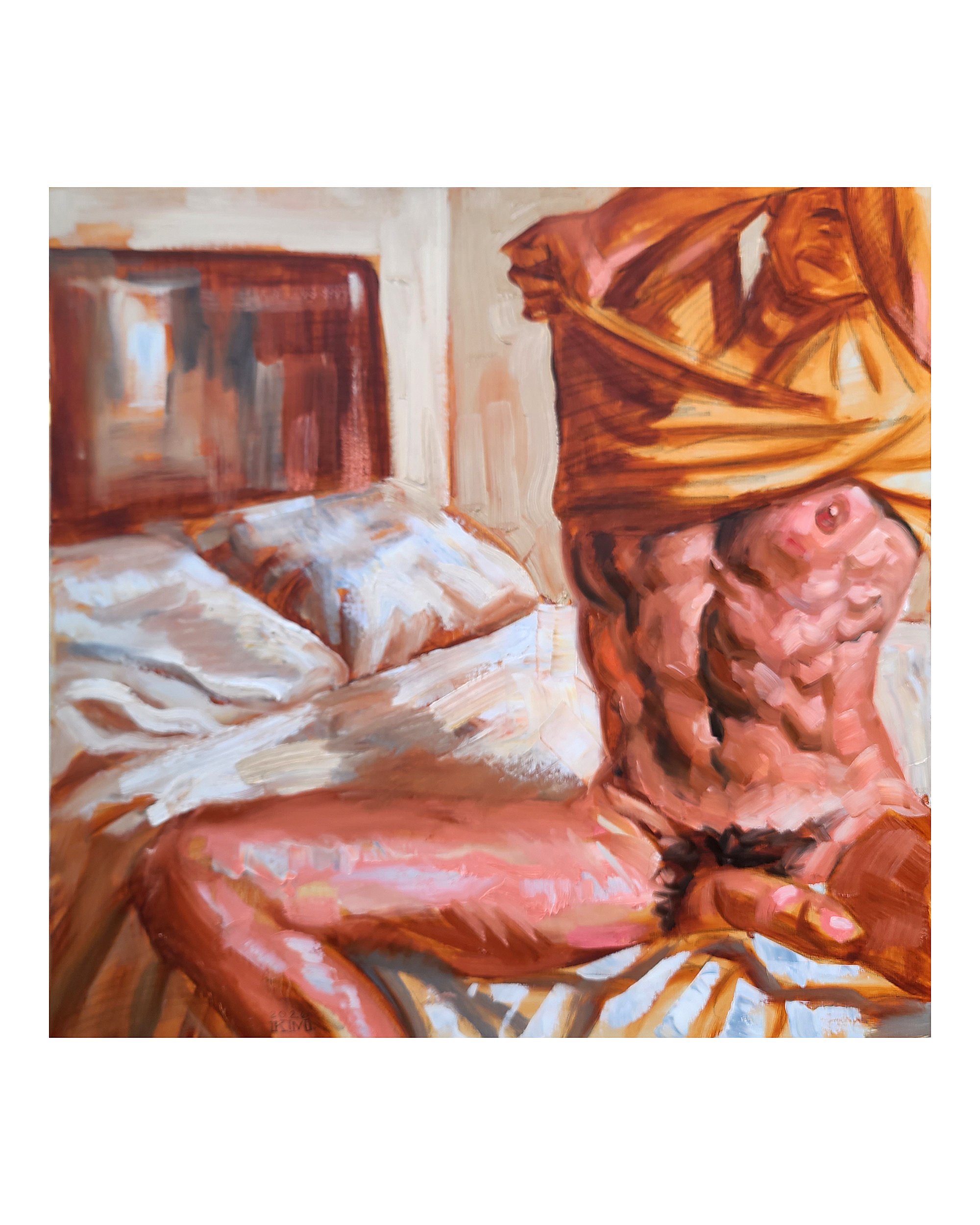 Berkeley, 36x36 inches, oil on linen, by Kenney Mencher Square.jpg