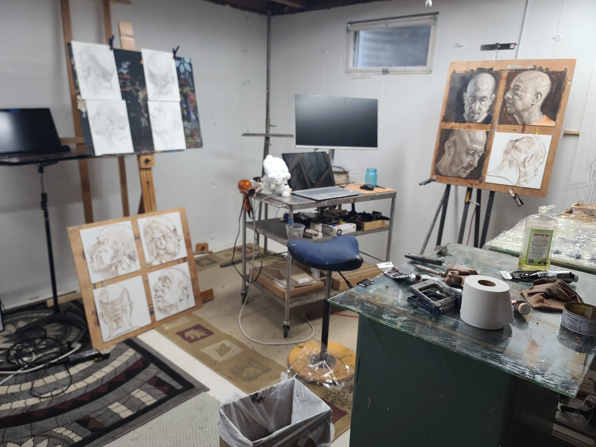 Self Portrait, (Head Study) in situ  (3).jpg