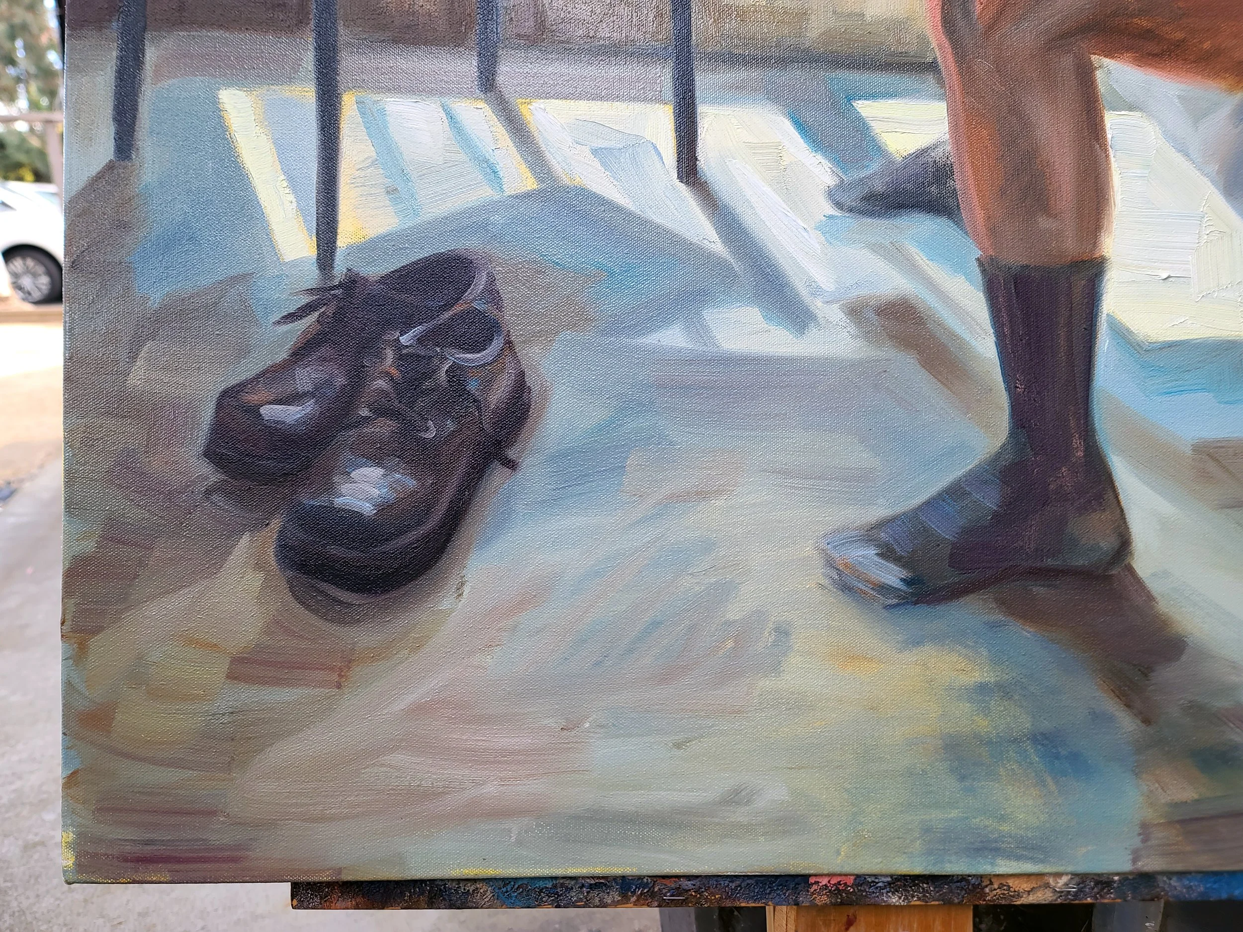 Monday 9-15 AM (Padua), 40x30 inches, oil on canvas, by Kenney Mencher  (8).jpg
