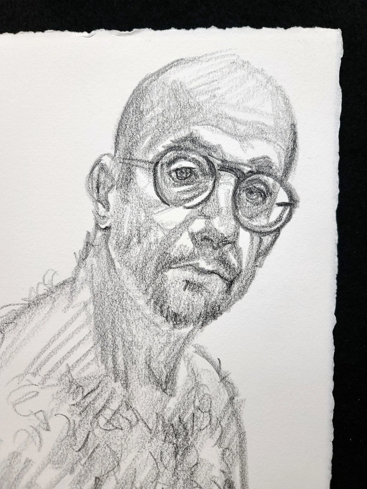 Thursday 8 22 AM, 9x12 inches, crayon on paper, by Kenney Mencher  (1).jpg