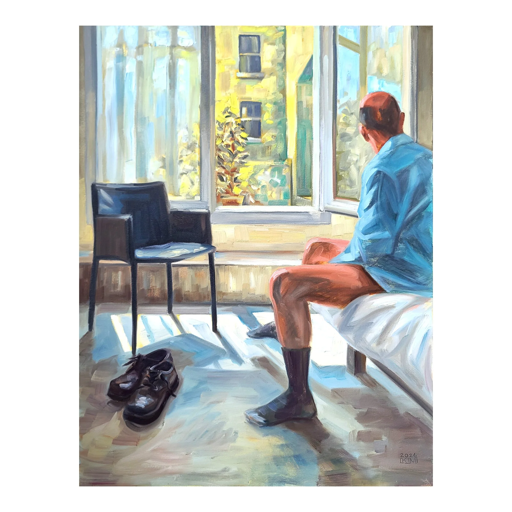 Monday 9-15 AM (Padua), 40x30 inches, oil on canvas, by Kenney Mencher Etsy.jpg