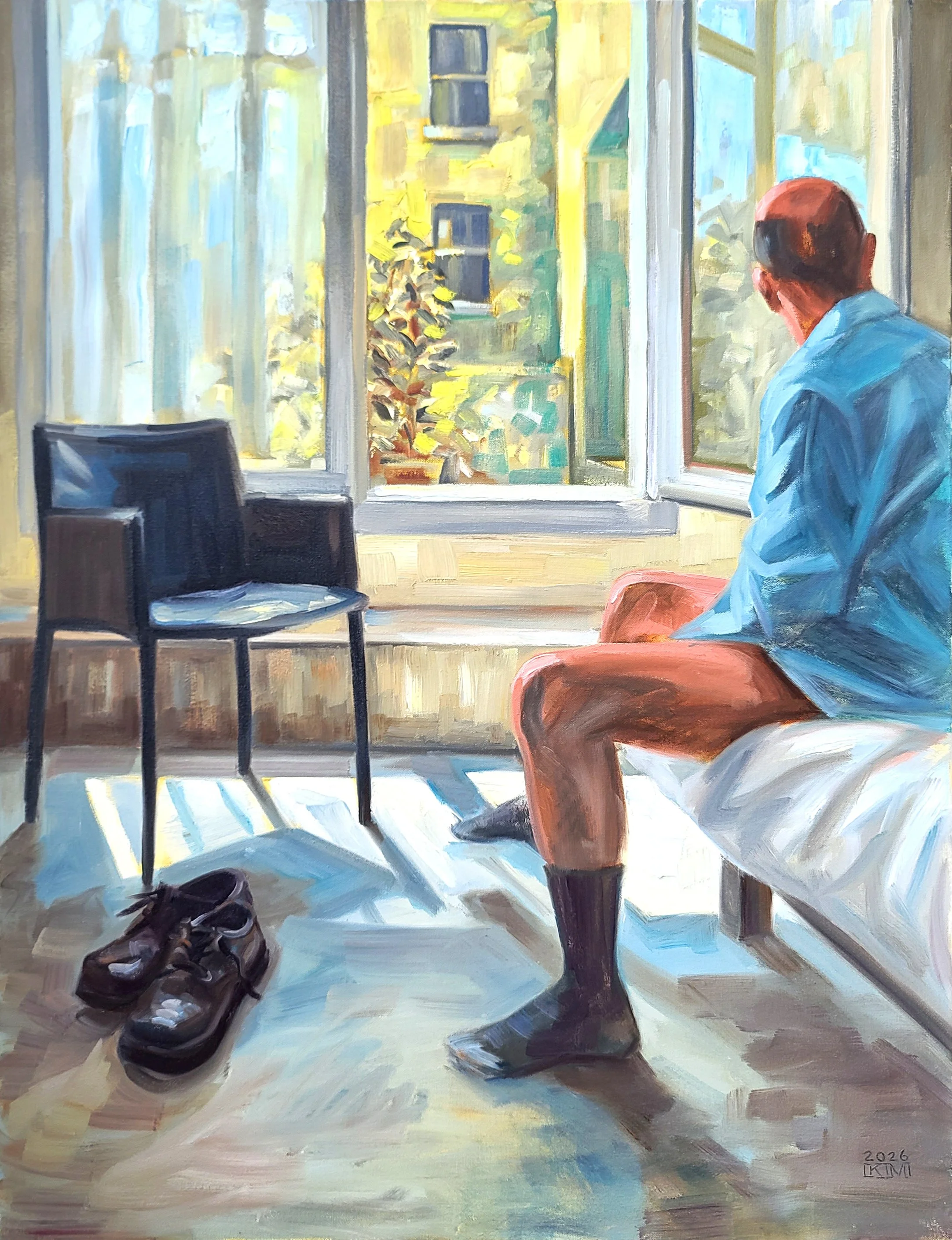 Monday 9-15 AM (Padua), 40x30 inches, oil on canvas, by Kenney Mencher.jpg